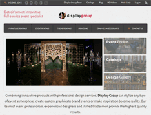 Tablet Screenshot of displaygroup.com